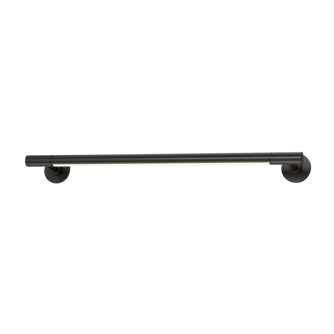 Purist 24" LED Picture Light by ET2 Lighting in Black, front view