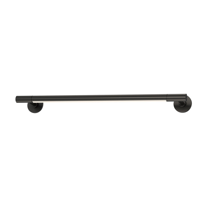 Purist 24" LED Picture Light by ET2 Lighting in Black, front view