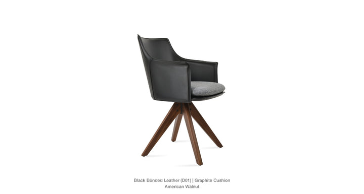 Briancon Pyramid Swivel Chair Soho Concept