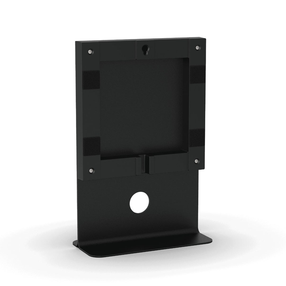 QLOCKTWO EARTH 45 Stand black, rear view