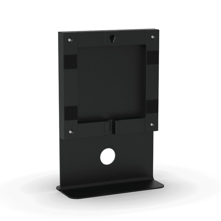 QLOCKTWO EARTH 45 Stand black, rear view