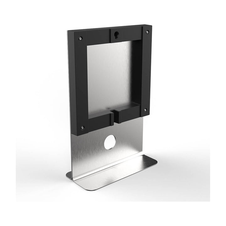QLOCKTWO EARTH 45 Stand, black mount, front view