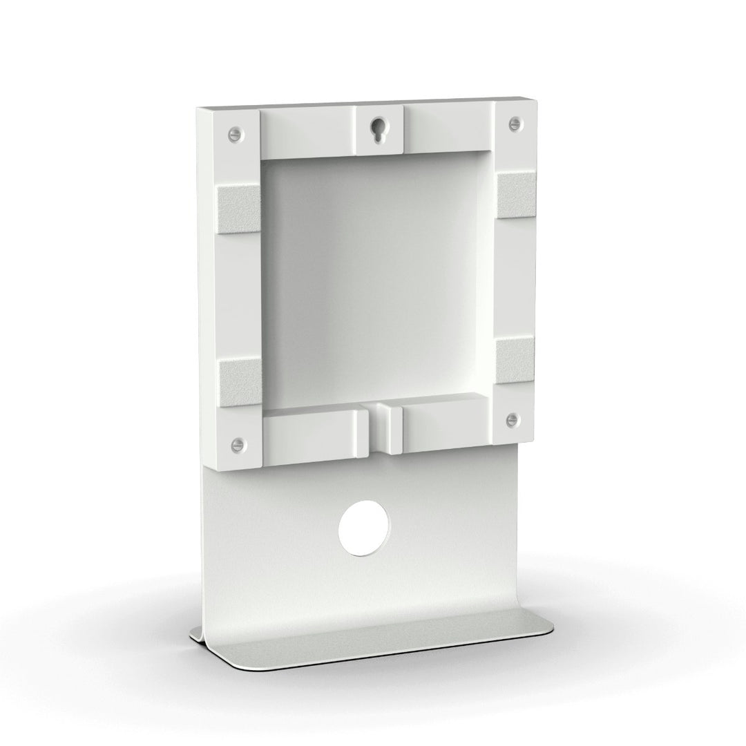 QLOCKTWO EARTH 45 Stand white, rear view