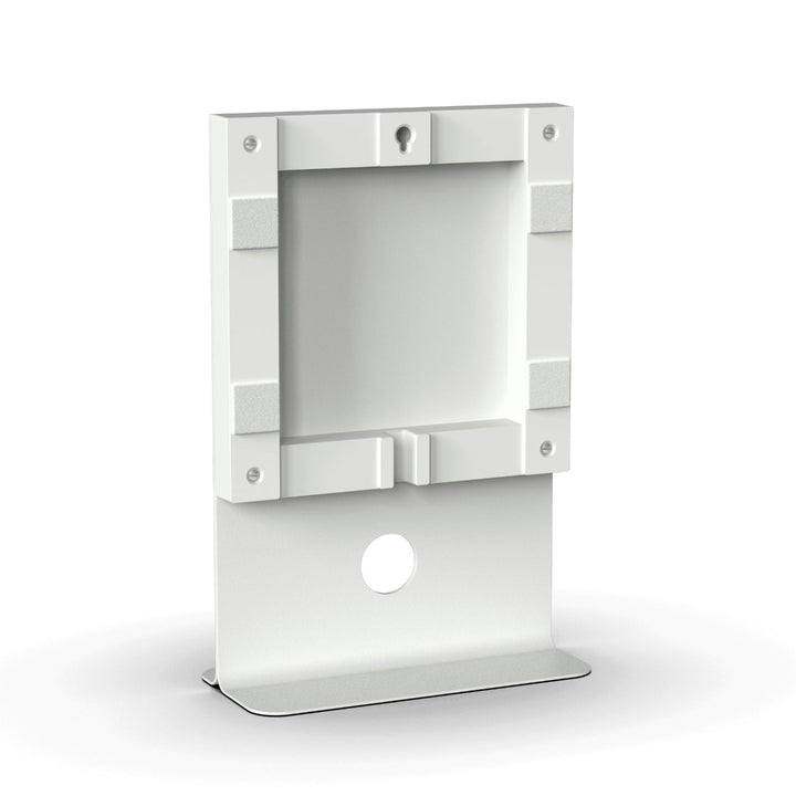 QLOCKTWO EARTH 45 Stand white, rear view