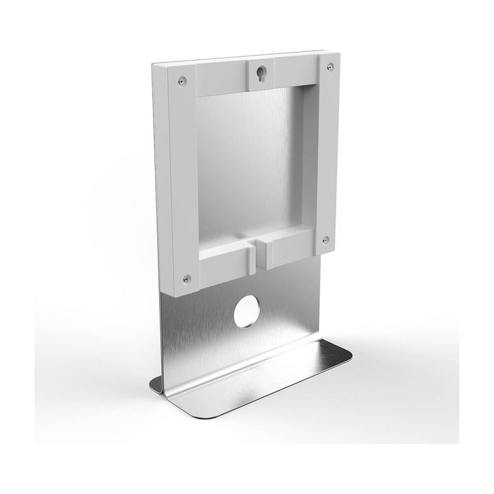 QLOCKTWO EARTH 45 Stand, white mount, front view