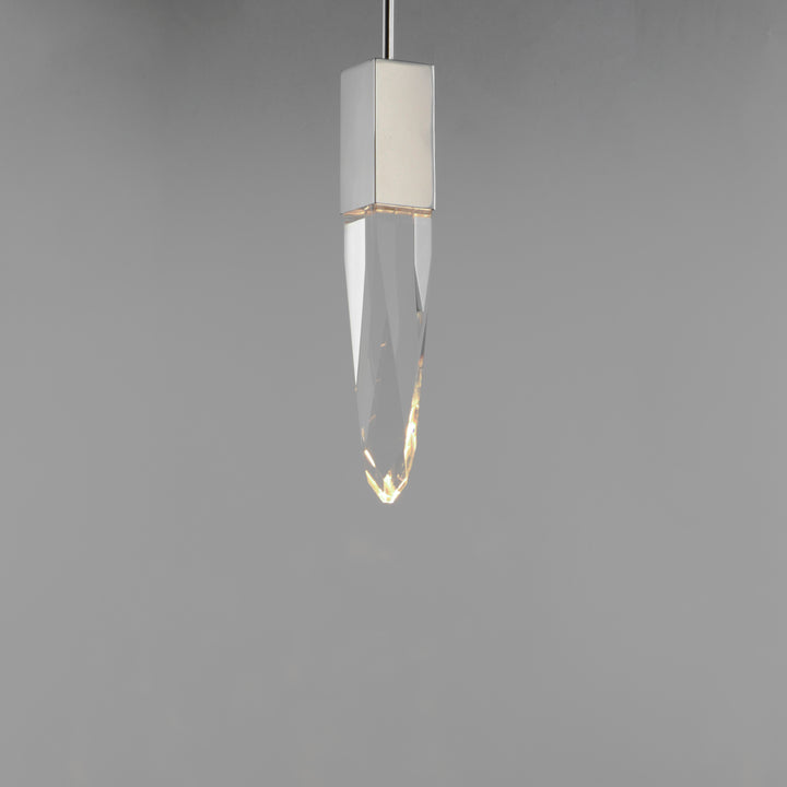 Quartz 1-Light LED Pendant (15.75" H) by ET2 Lighting, styled view 4