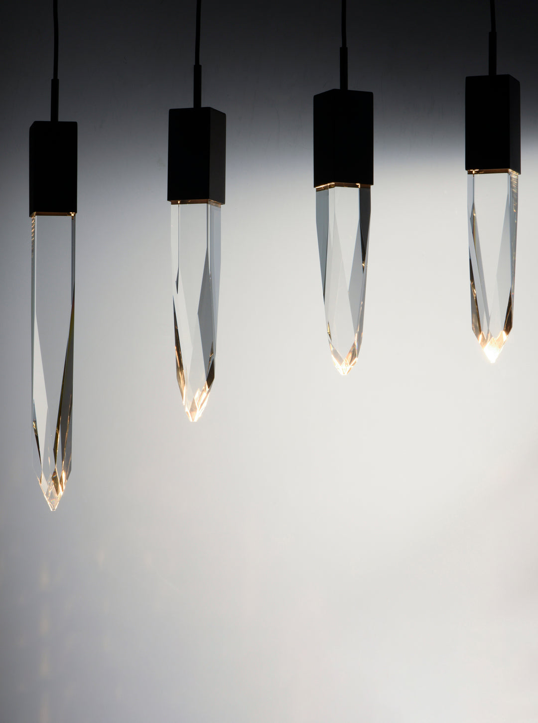 Quartz 6-Light LED Pendant by ET2 Lighting, styled view 2