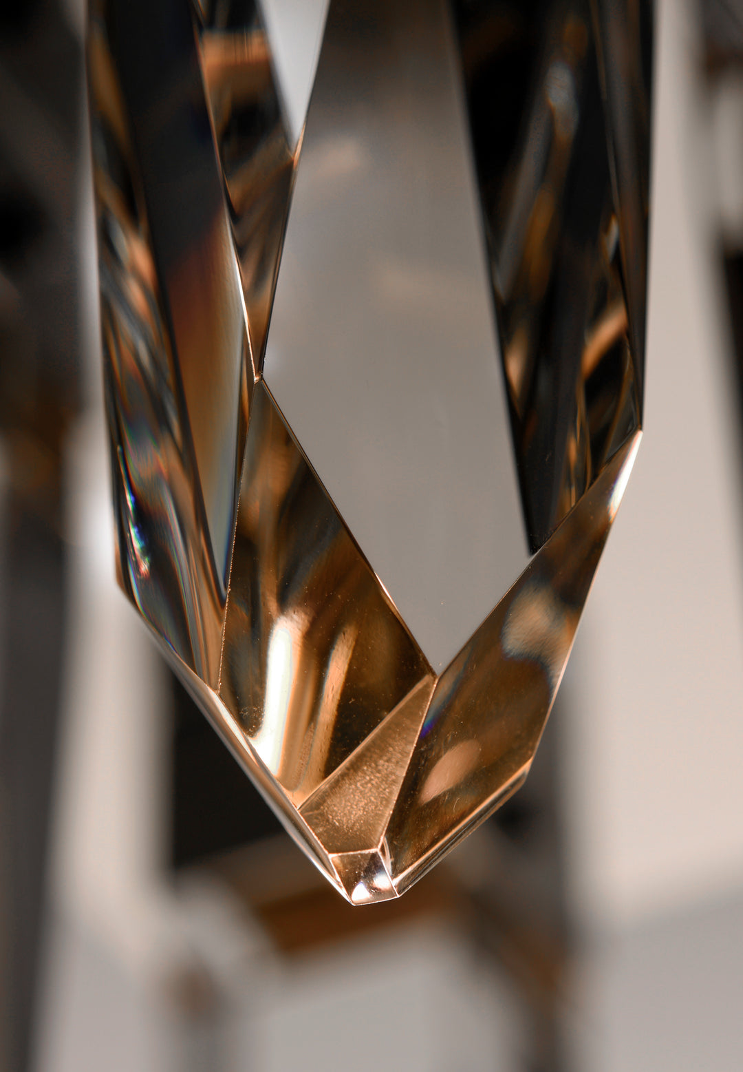 Quartz 6-Light LED Pendant by ET2 Lighting, styled view 3