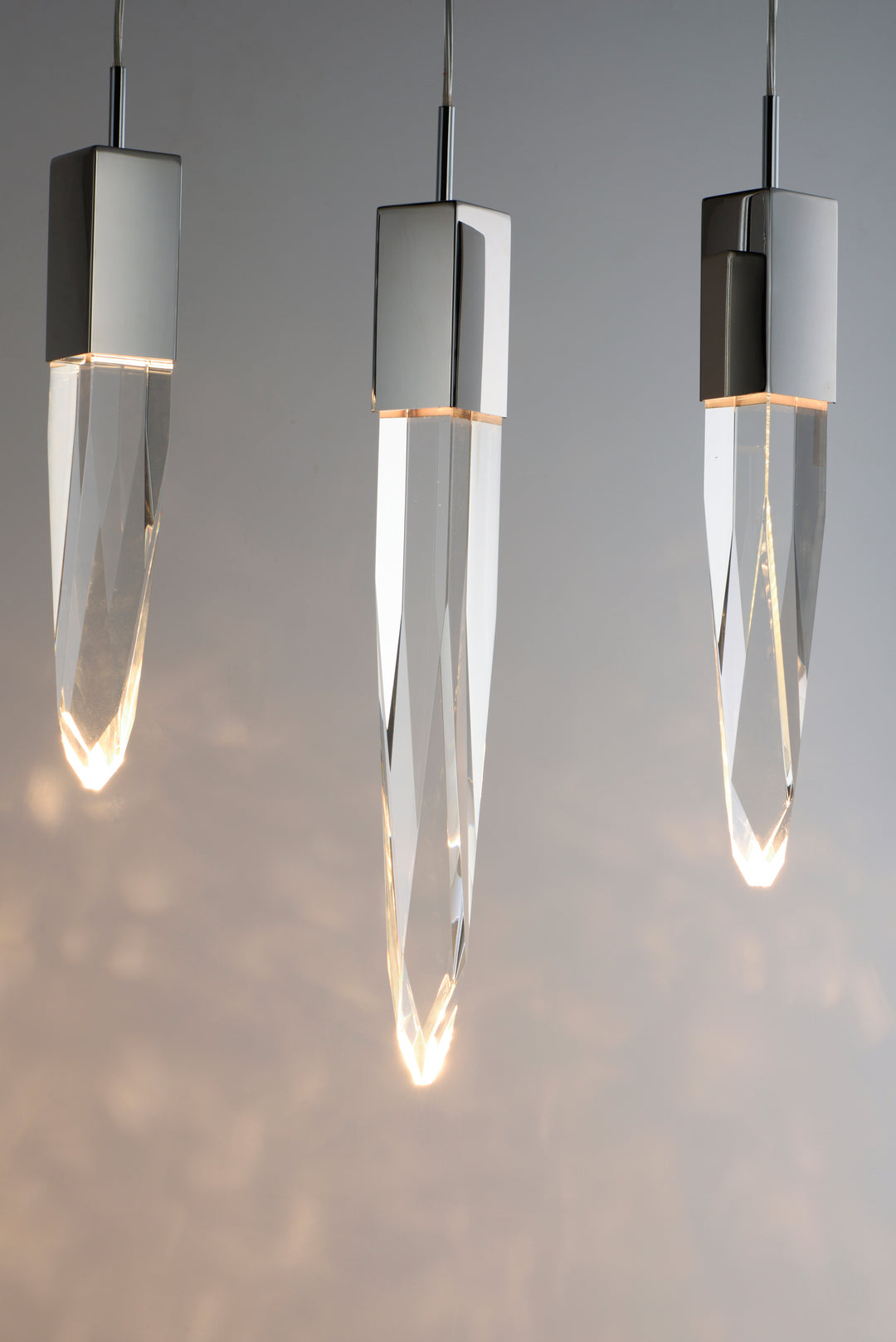 Quartz 6-Light LED Pendant by ET2 Lighting, styled view 8