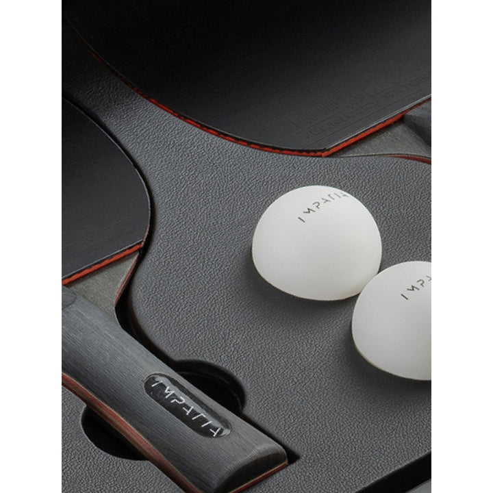 Impatia Leather Ping Pong Racket Set