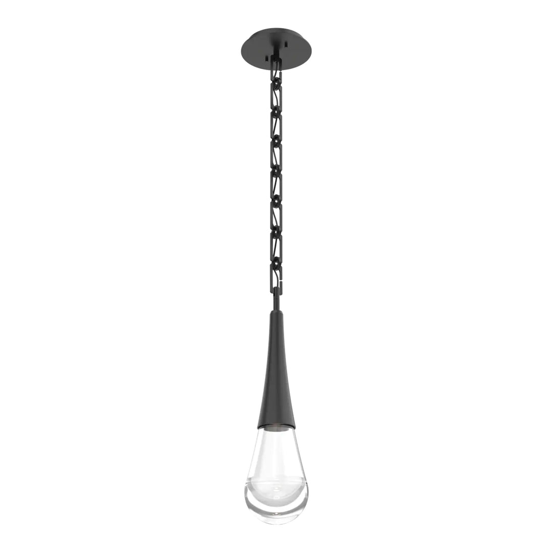 Raindrop Pendant by Hammerton Studio on Rectangular Chain