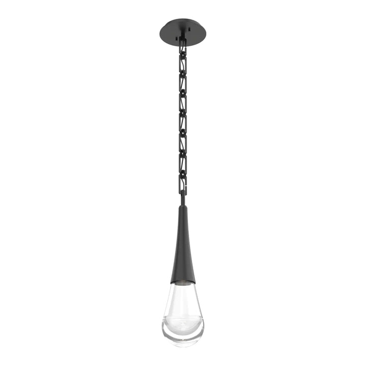 Raindrop Pendant by Hammerton Studio on Rectangular Chain