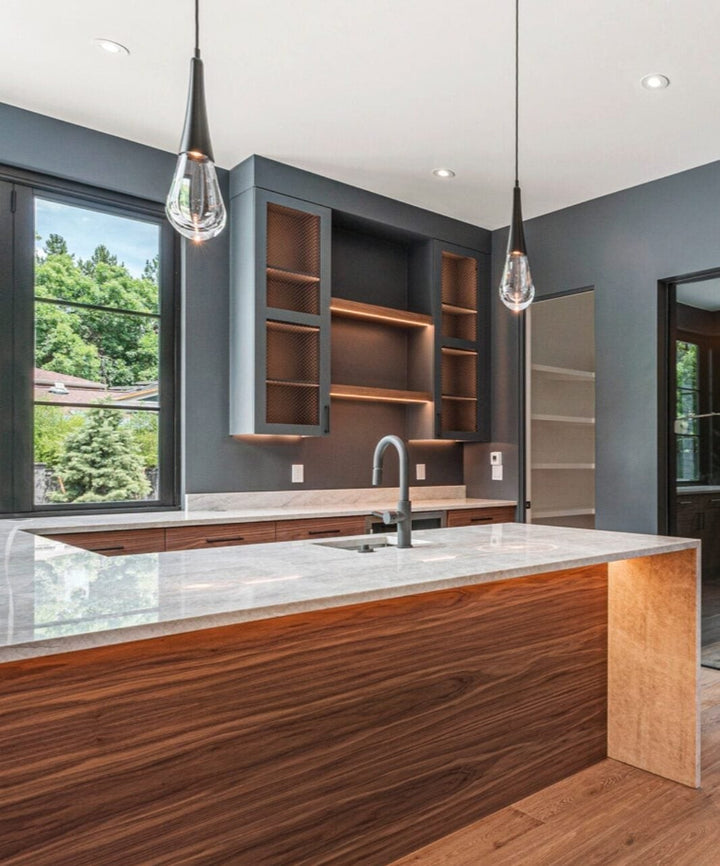 Raindrop Pendant by Hammerton Studio in a styled interior