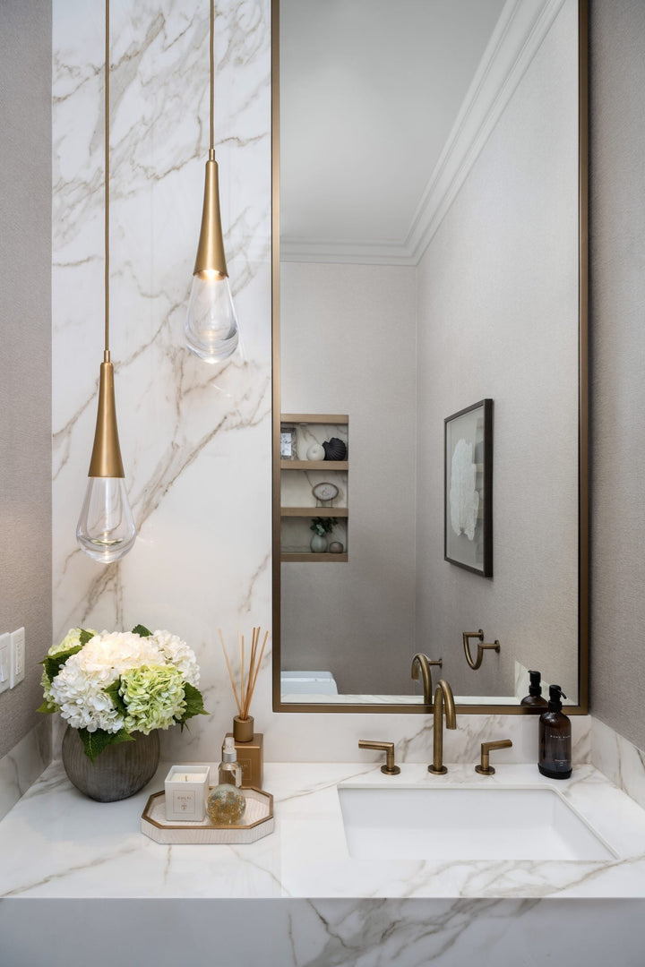 Raindrop Pendant by Hammerton Studio in a styled interior