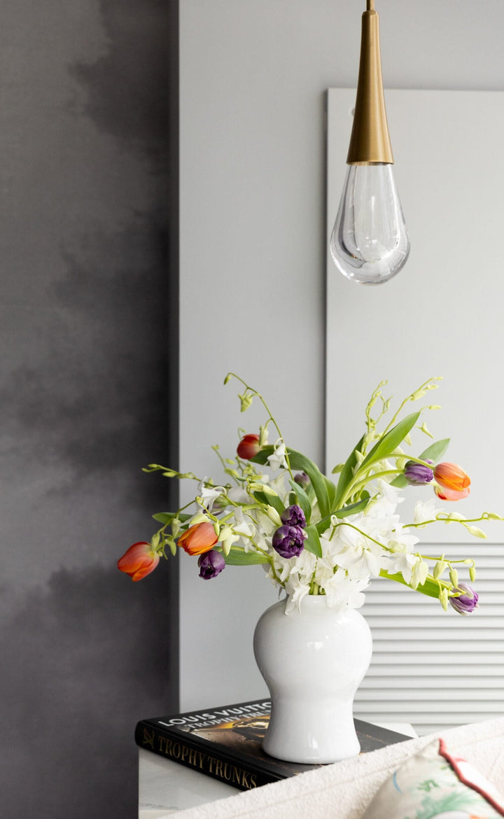 Raindrop Pendant by Hammerton Studio in a styled interior