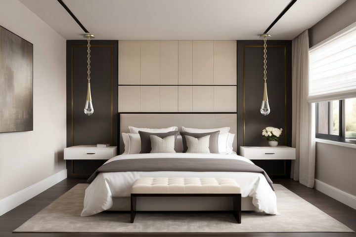 Raindrop Pendant by Hammerton Studio in a styled interior
