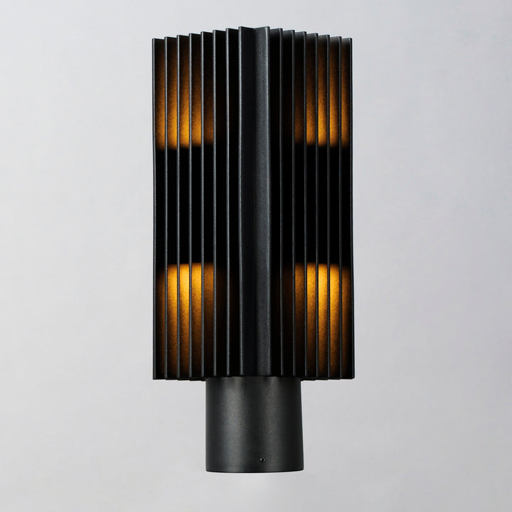 Rampart LED Outdoor Post Mount by ET2 Lighting, styled view 2