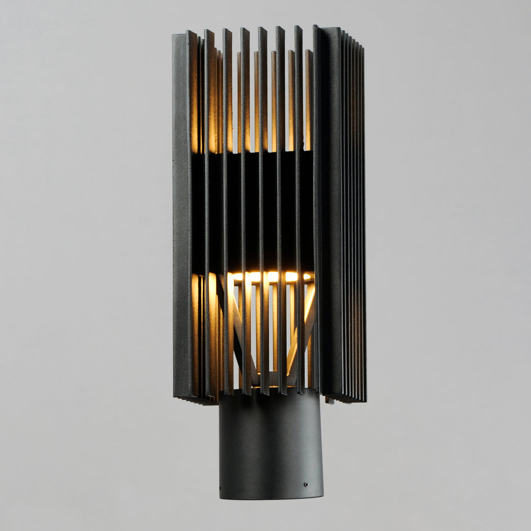 Rampart LED Outdoor Post Mount by ET2 Lighting, styled view 3