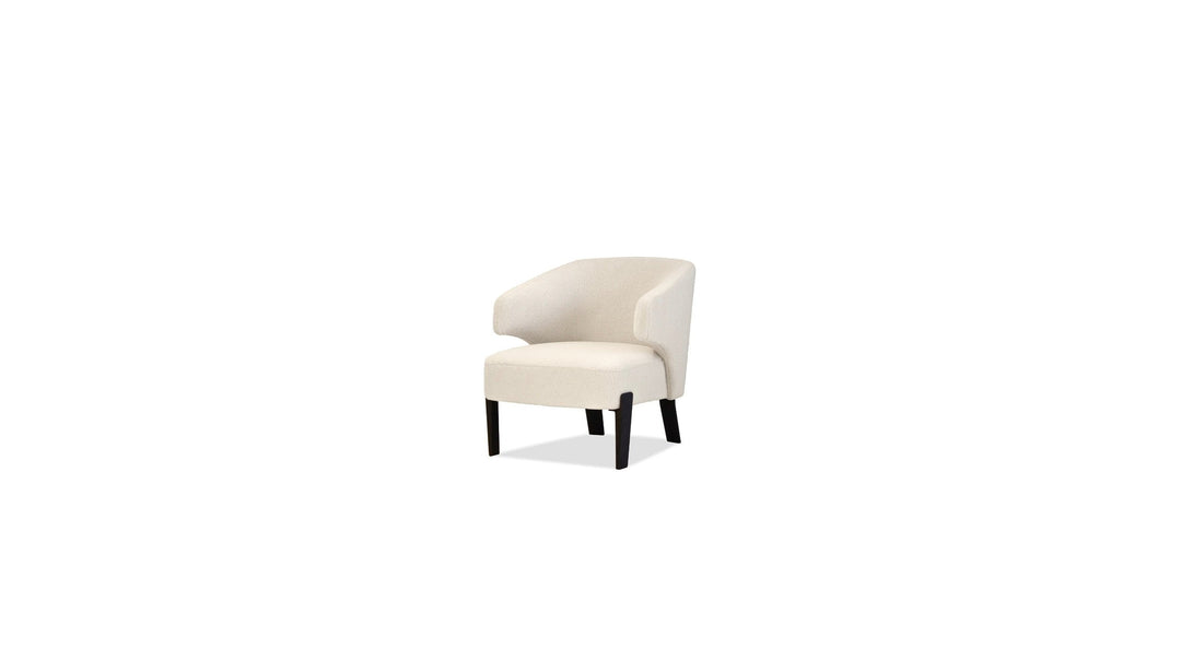 RANCHO Lounge Chair  Cream Teddy fabric