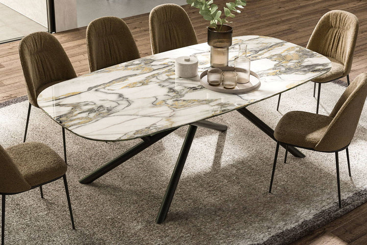Random Glass Dining Table