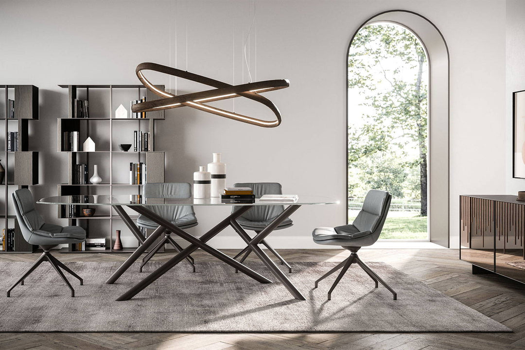 Random Glass Dining Table