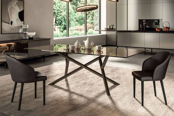 Random Glass Dining Table