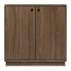 Ravelle Bar Cabinet by Modus in Walnut Grove — product view on a white background