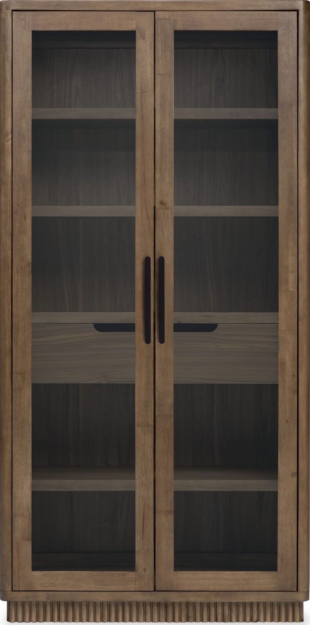 Ravelle Display Cabinet in Walnut Grove — lifestyle photo