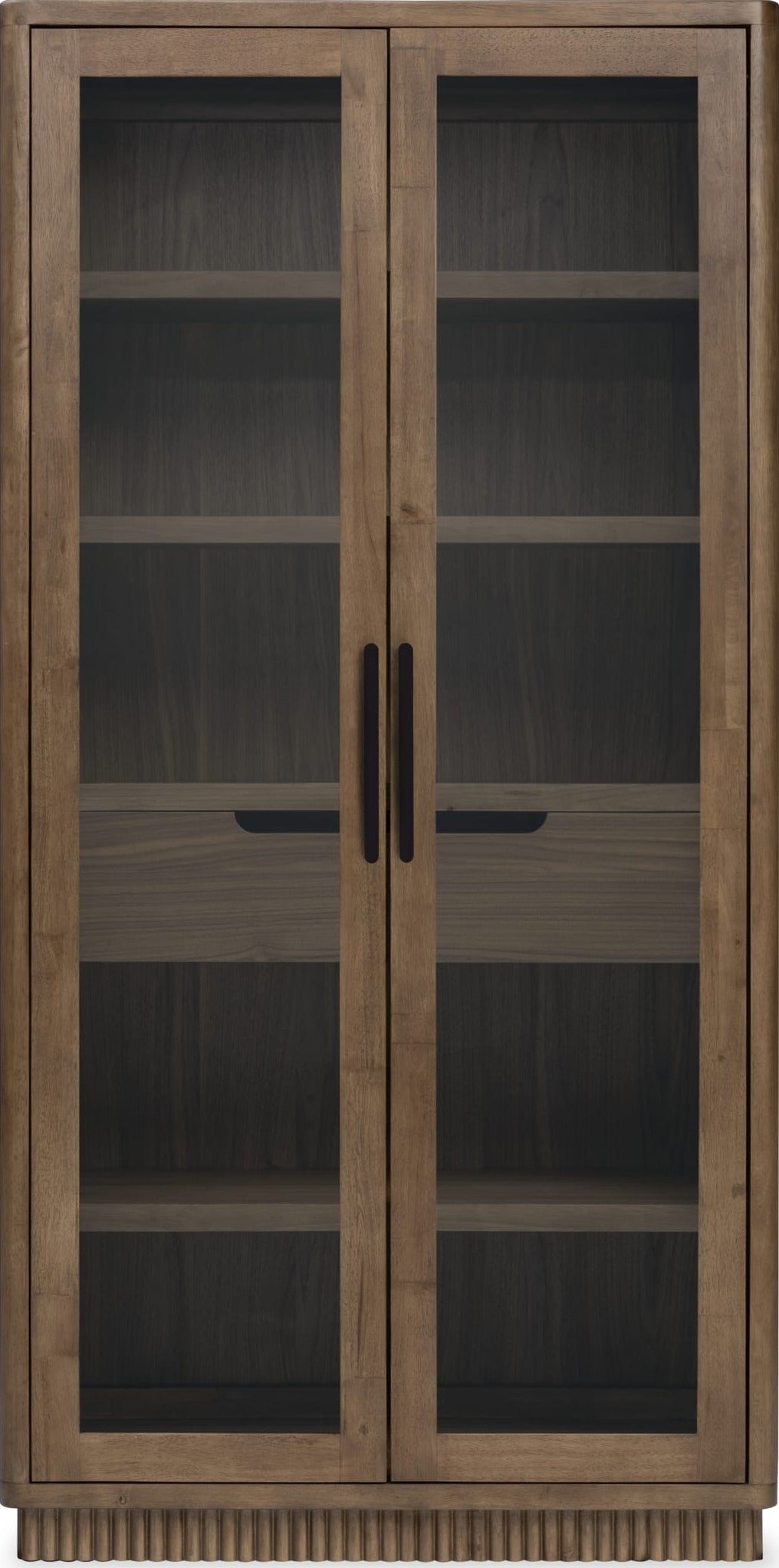 Ravelle Display Cabinet in Walnut Grove — lifestyle photo