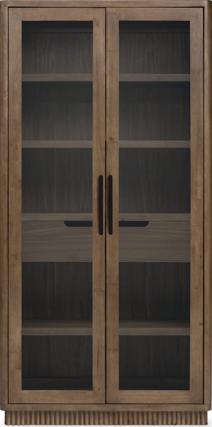 Ravelle Display Cabinet in Walnut Grove — lifestyle photo