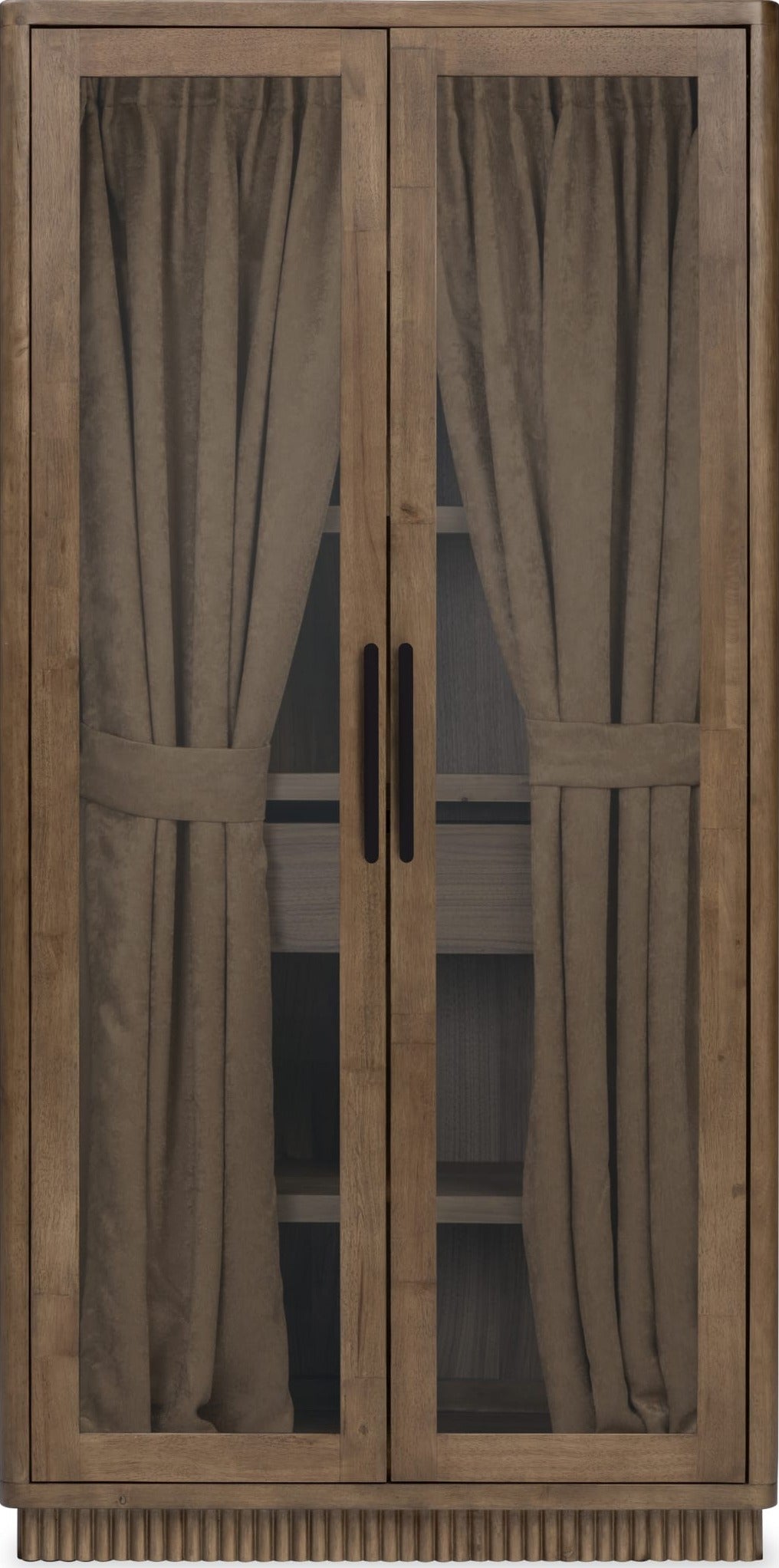 Ravelle Display Cabinet in Walnut Grove — lifestyle photo