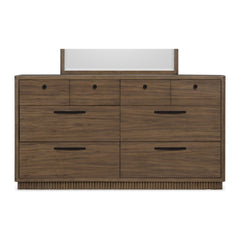 Ravelle Dresser by Modus in Walnut Grove — on a white background