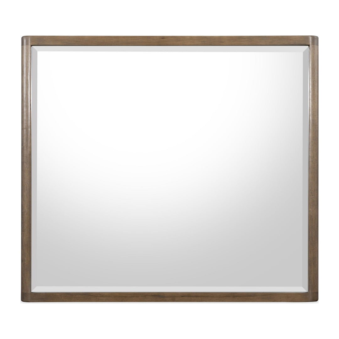 Ravelle Dresser Mirror by Modus in Walnut Grove — on a white background