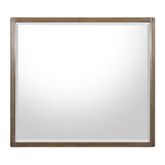 Ravelle Dresser Mirror by Modus in Walnut Grove — on a white background