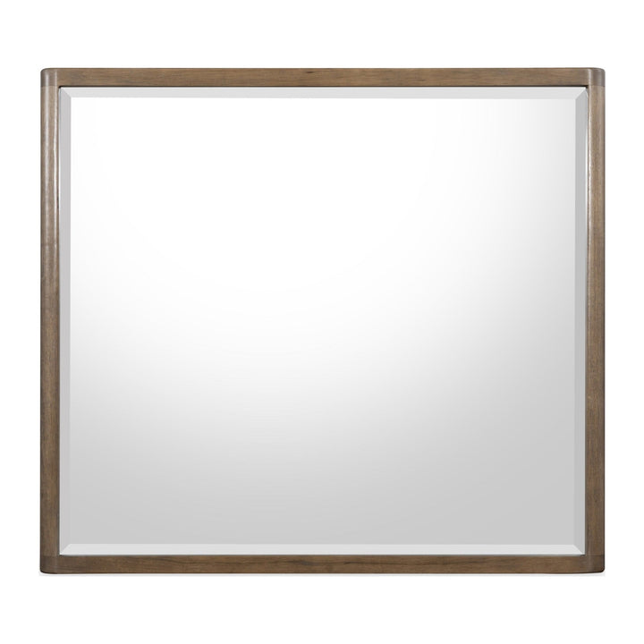 Ravelle Dresser Mirror by Modus in Walnut Grove — on a white background