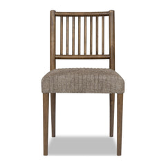 Ravelle Ladder Back Dining Chair by Modus in Earth and Walnut Grove — product view on a white background