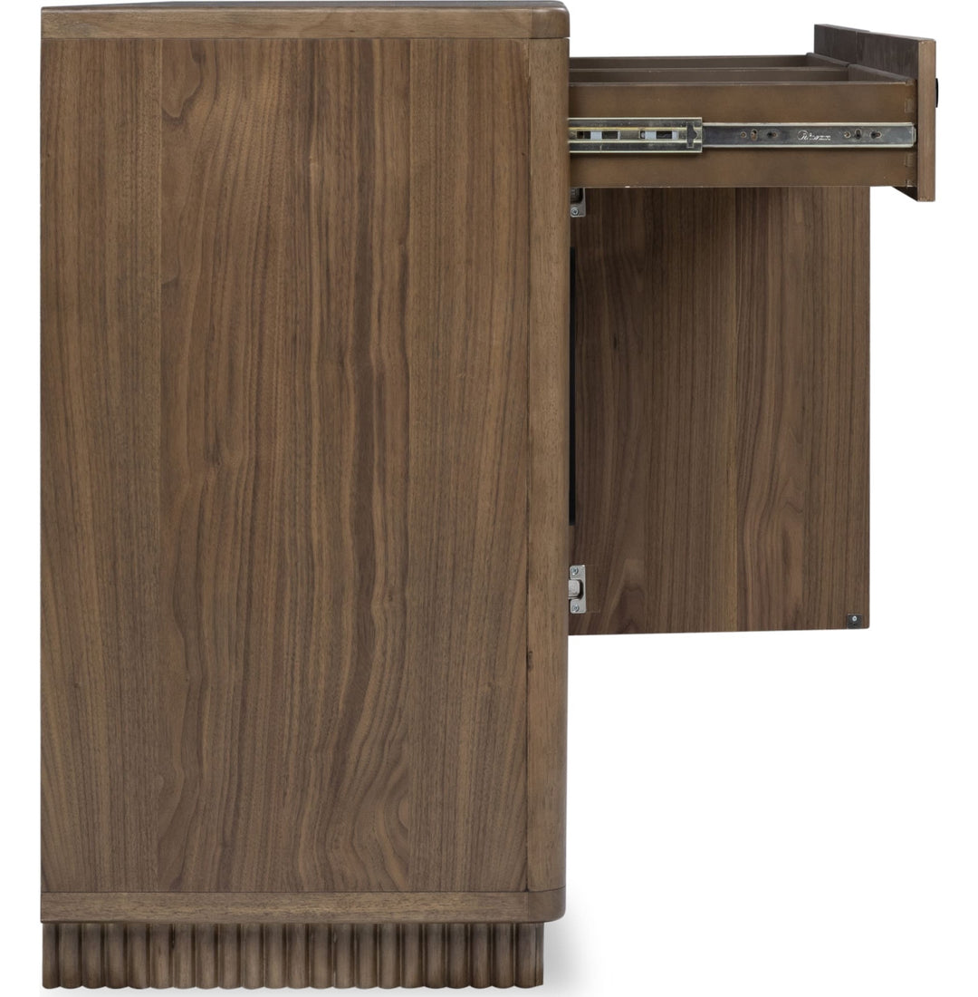 Ravelle Sideboard in Walnut Grove — product view on a white background