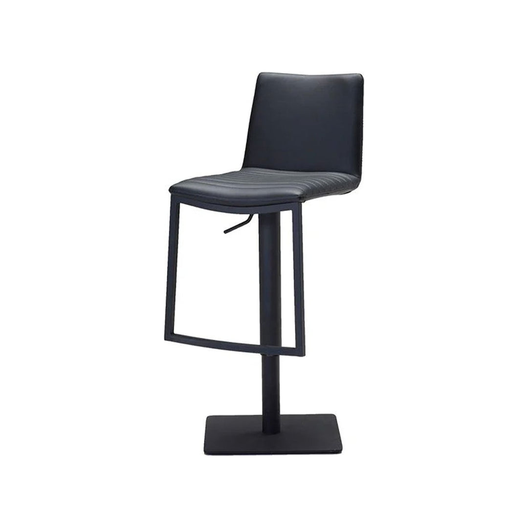 RAVEN Hydraulic Stool in Black by Mobital — white cutout