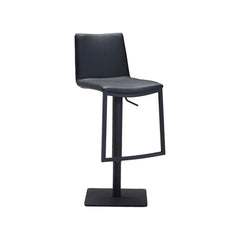 RAVEN Hydraulic Stool in Black by Mobital — white cutout