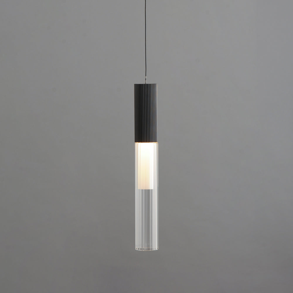 Reeds 1-Light LED Pendant by ET2 Lighting, styled view 1