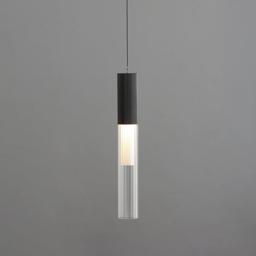 Reeds 1-Light LED Pendant by ET2 Lighting, styled view 1