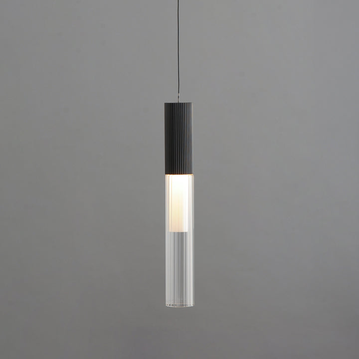 Reeds 1-Light LED Pendant by ET2 Lighting, styled view 1