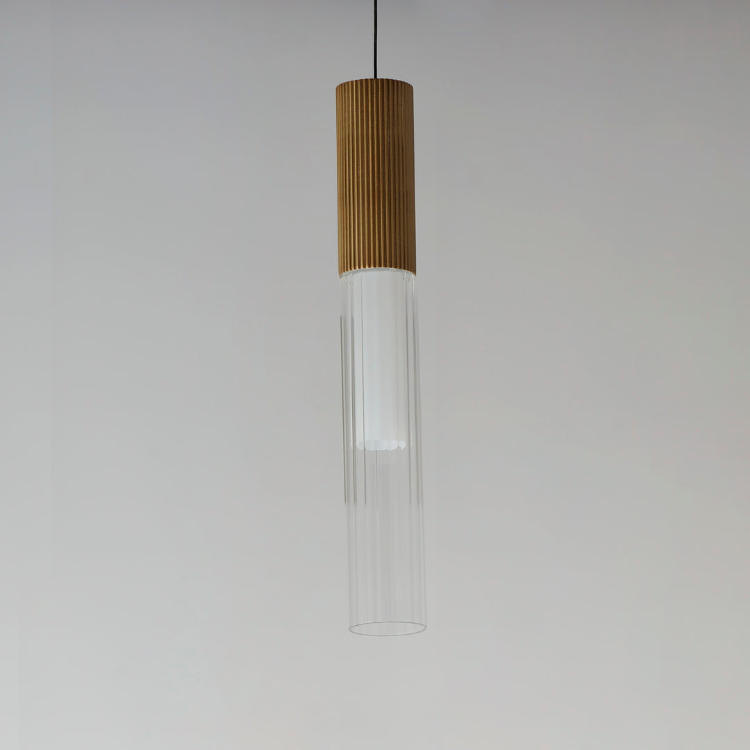 Reeds 1-Light LED Pendant by ET2 Lighting, styled view 5