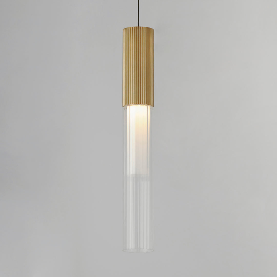 Reeds 1-Light LED Pendant by ET2 Lighting, styled view 6