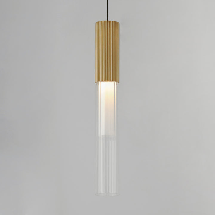 Reeds 1-Light LED Pendant by ET2 Lighting, styled view 6