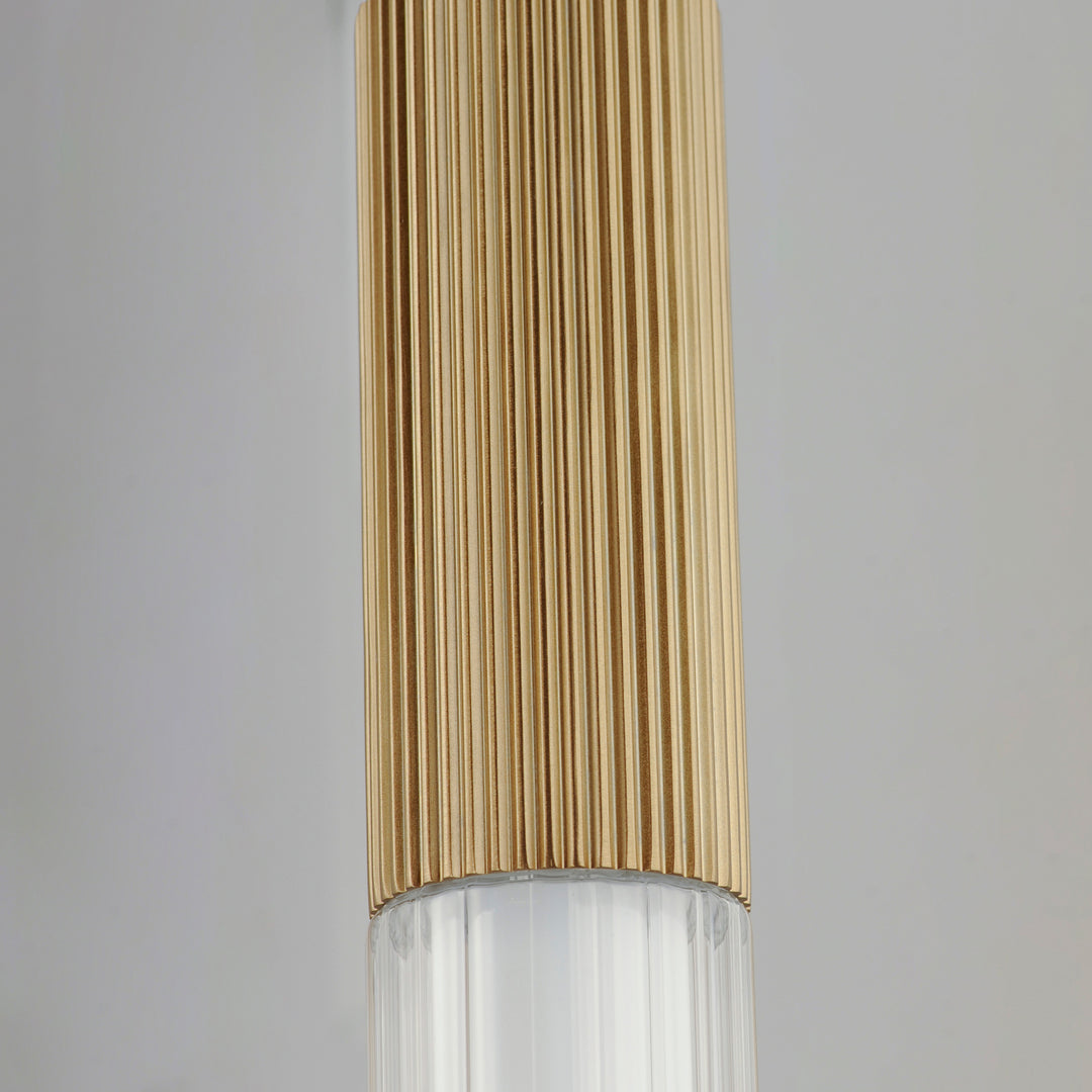 Reeds 1-Light LED Pendant by ET2 Lighting, styled view 8