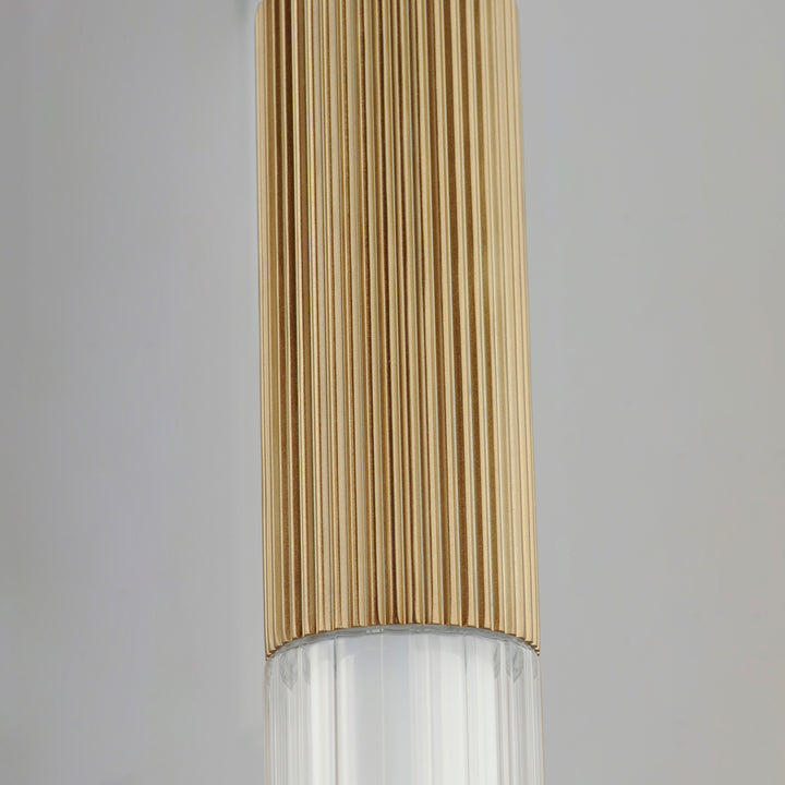 Reeds 1-Light LED Pendant by ET2 Lighting, styled view 8