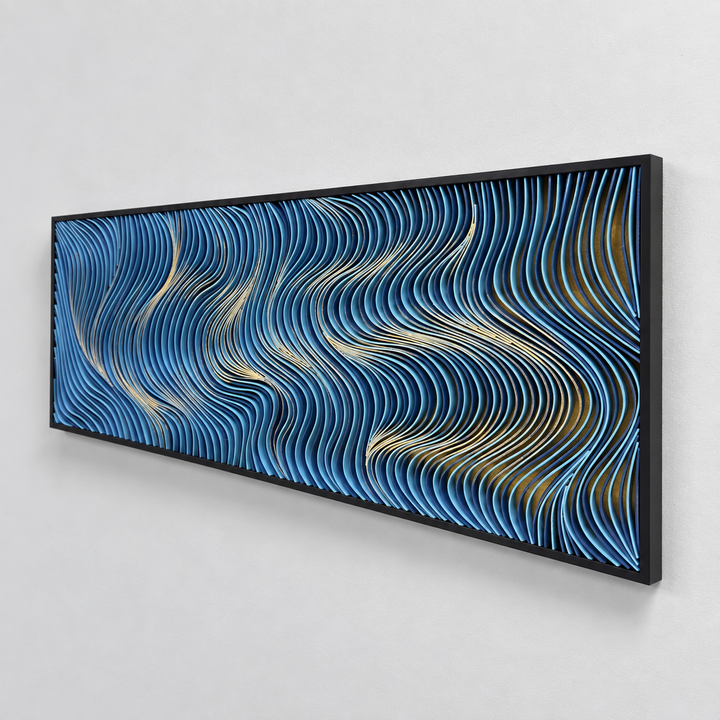 Spectral Currents | Gilded Blue by Interior Moderna - view 3