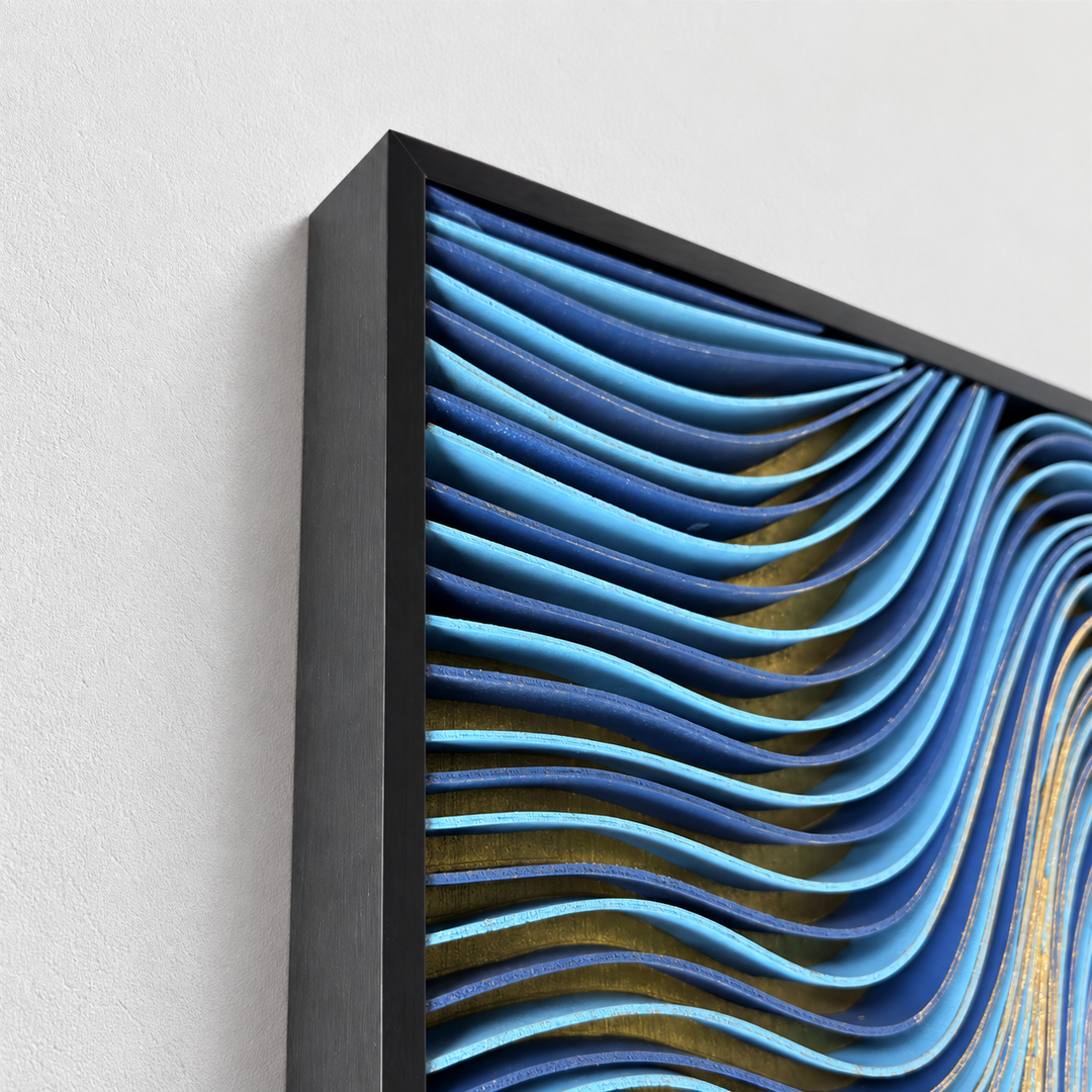 Spectral Currents | Gilded Blue by Interior Moderna - view 6