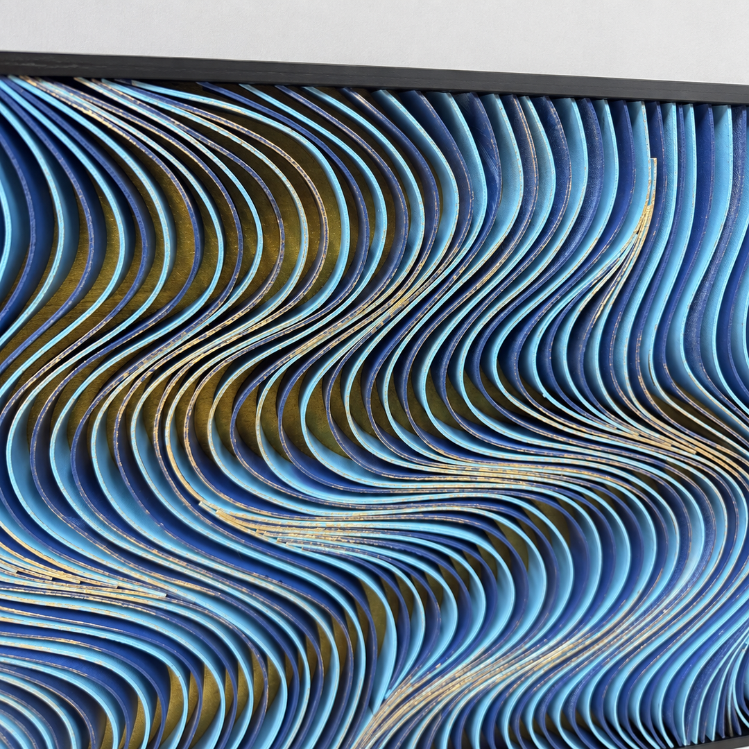 Spectral Currents | Gilded Blue by Interior Moderna - view 5